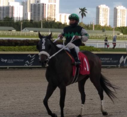 Charge Account wins in race 9 at Gulfstream Park on March 11, 2021