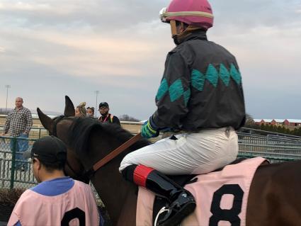 Giuliana Vee in race 3 at Penn National on March 11, 2020 (Mike Perullo)