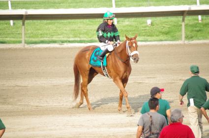 Scat Daddy filly Lisa Limon in 2018 Boiling Springs Stakes at Monmouth Park