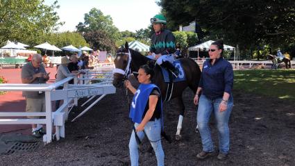 Overdressed in Race 7 on September 4, 2021 (Christopher Driscoll)