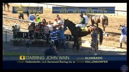 Starring John Wain wins race 7 at Pleasanton on June 23, 2019